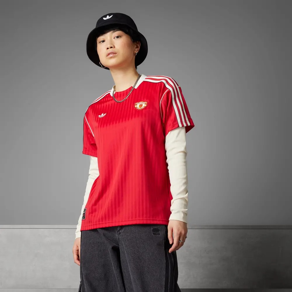 Áo Adidas Manchester United Terrace Icons 'Red' JF0386 — ảnh 3