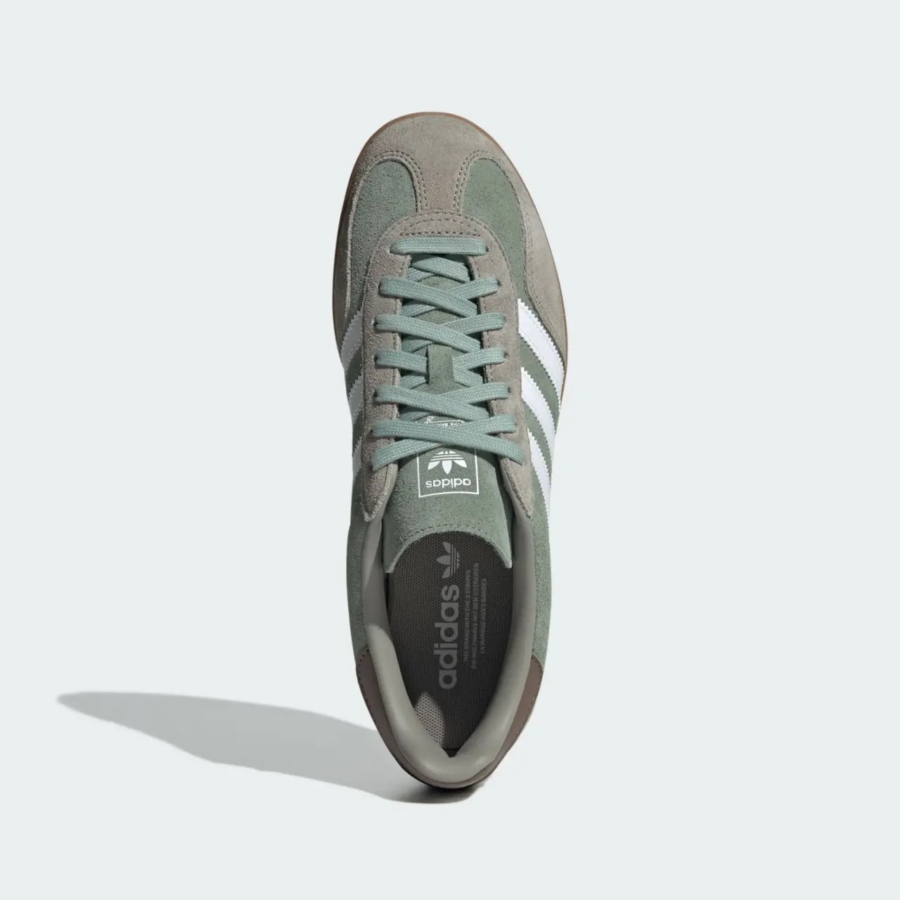 Giày Adidas Gazelle Indoor 'Silver Pebble Silver Green' JI3526 — ảnh 5