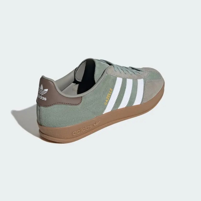 Giày Adidas Gazelle Indoor 'Silver Pebble Silver Green' JI3526 — ảnh 3