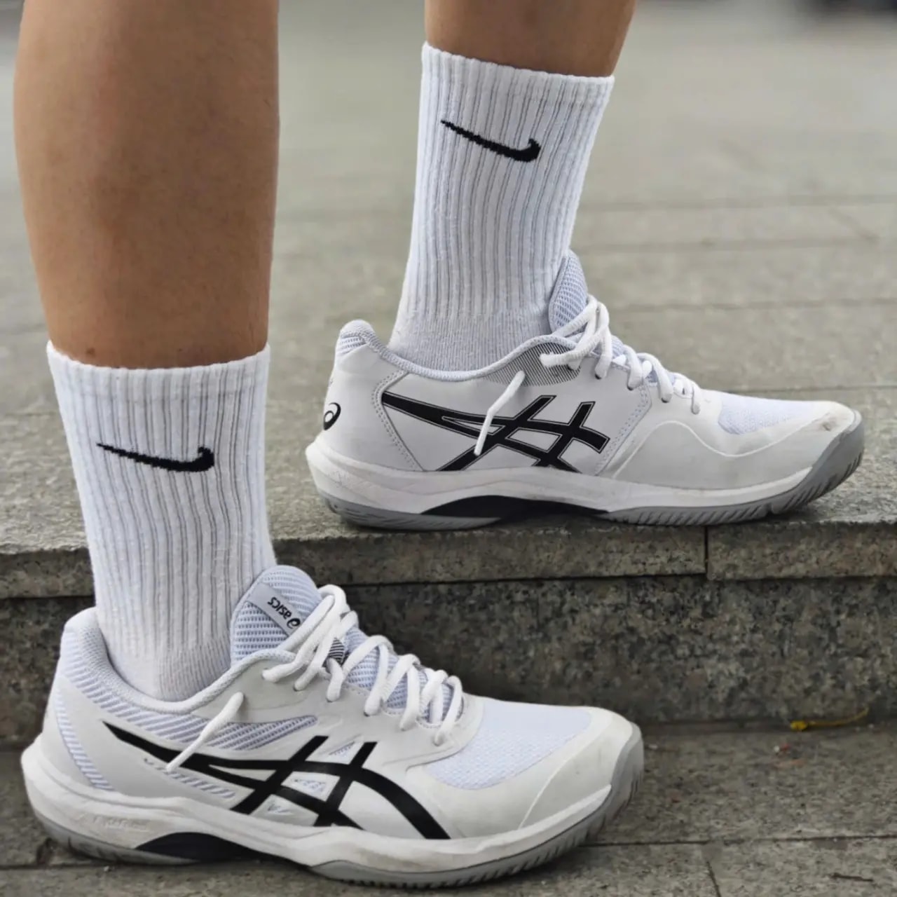 Giày Asics Game FF 'White Black' 1041A489-101 — ảnh 2
