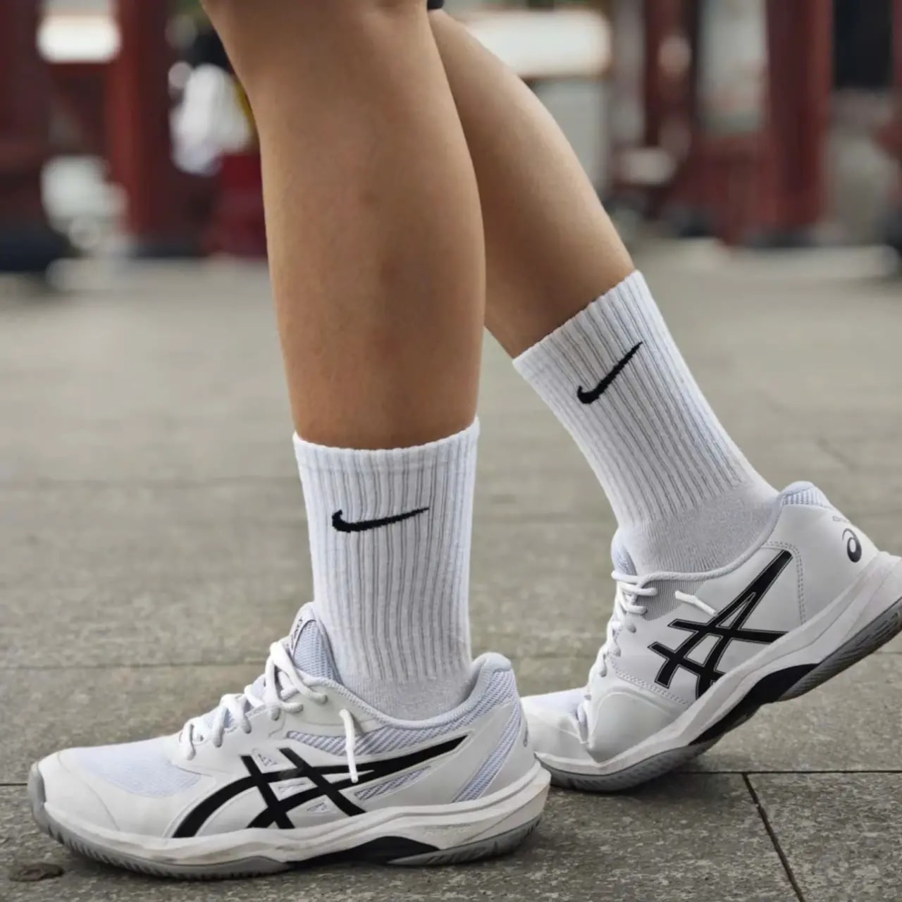Giày Asics Game FF 'White Black' 1041A489-101 — ảnh 4
