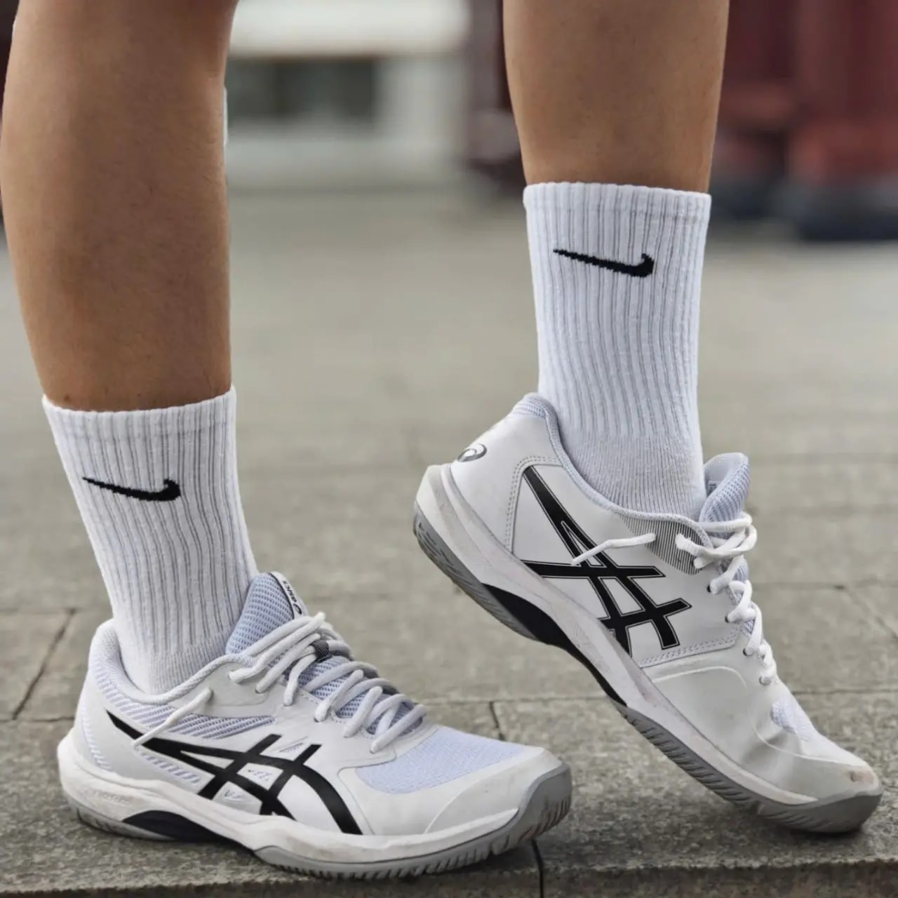 Giày Asics Game FF 'White Black' 1041A489-101 — ảnh 5