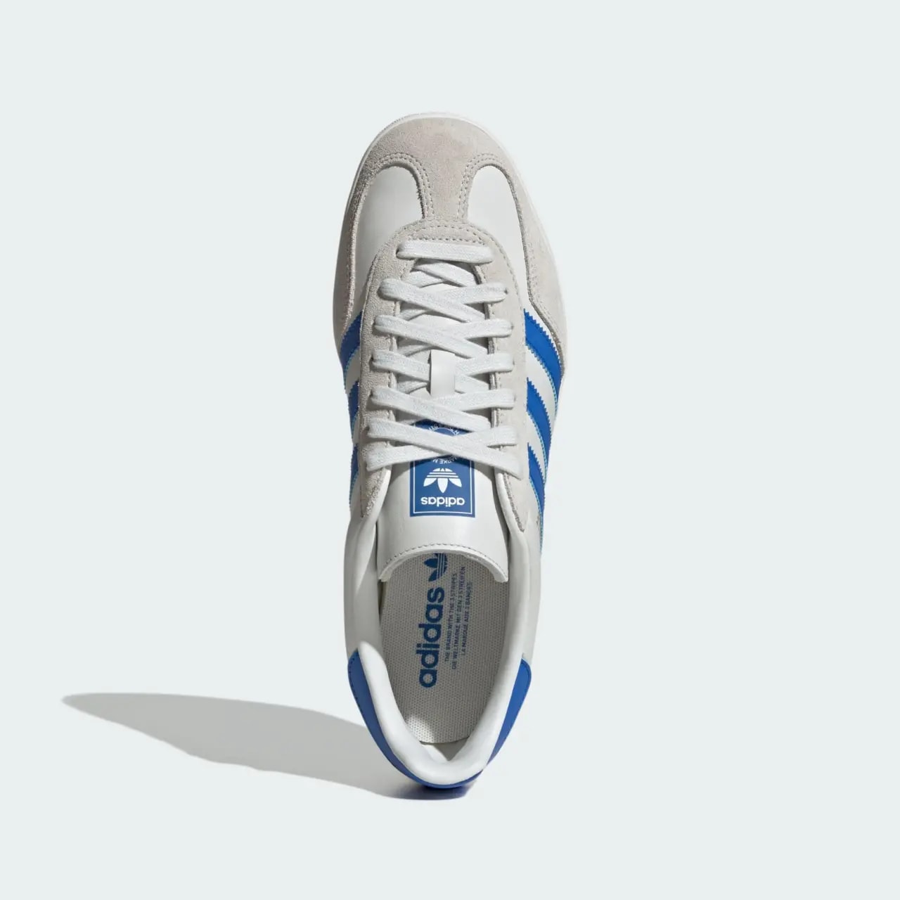 Giày Adidas Gazelle Indoor 'Crystal White Blue Grey' JH5408 — ảnh 5