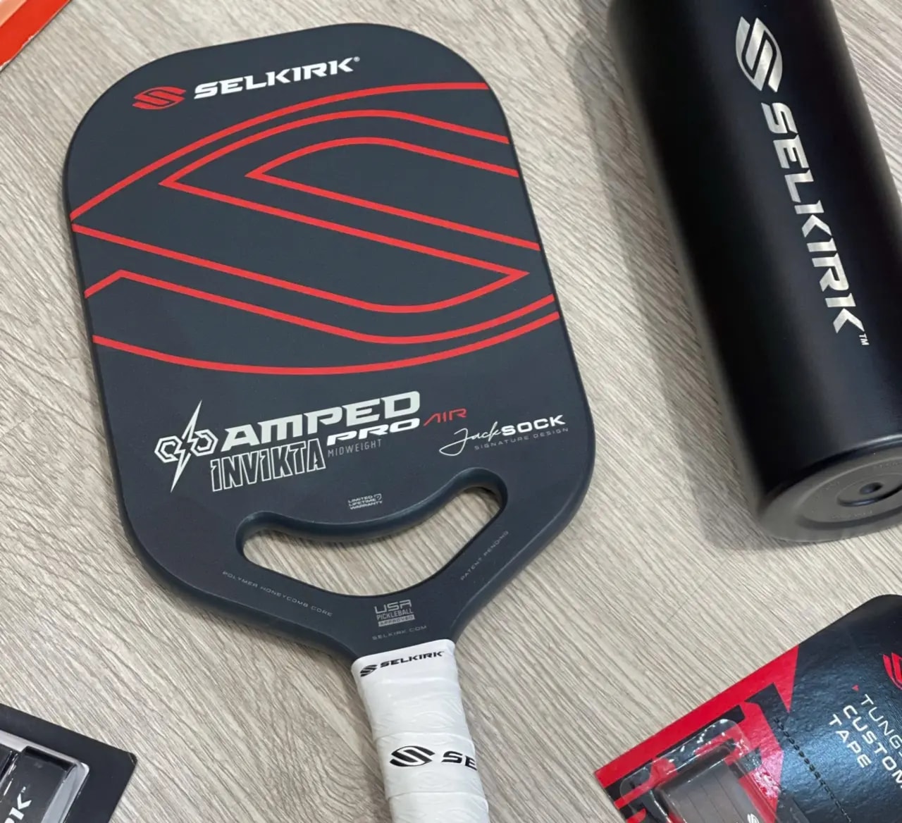 Vợt Pickleball Selkirk Amped Pro Air Invikta 16mm 'Jack Sock' — ảnh 3