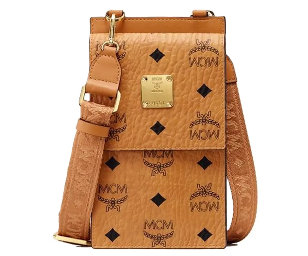 Túi MCM Crossbody Phone Case Original 'Cognac' MXZ9AVI54CO001