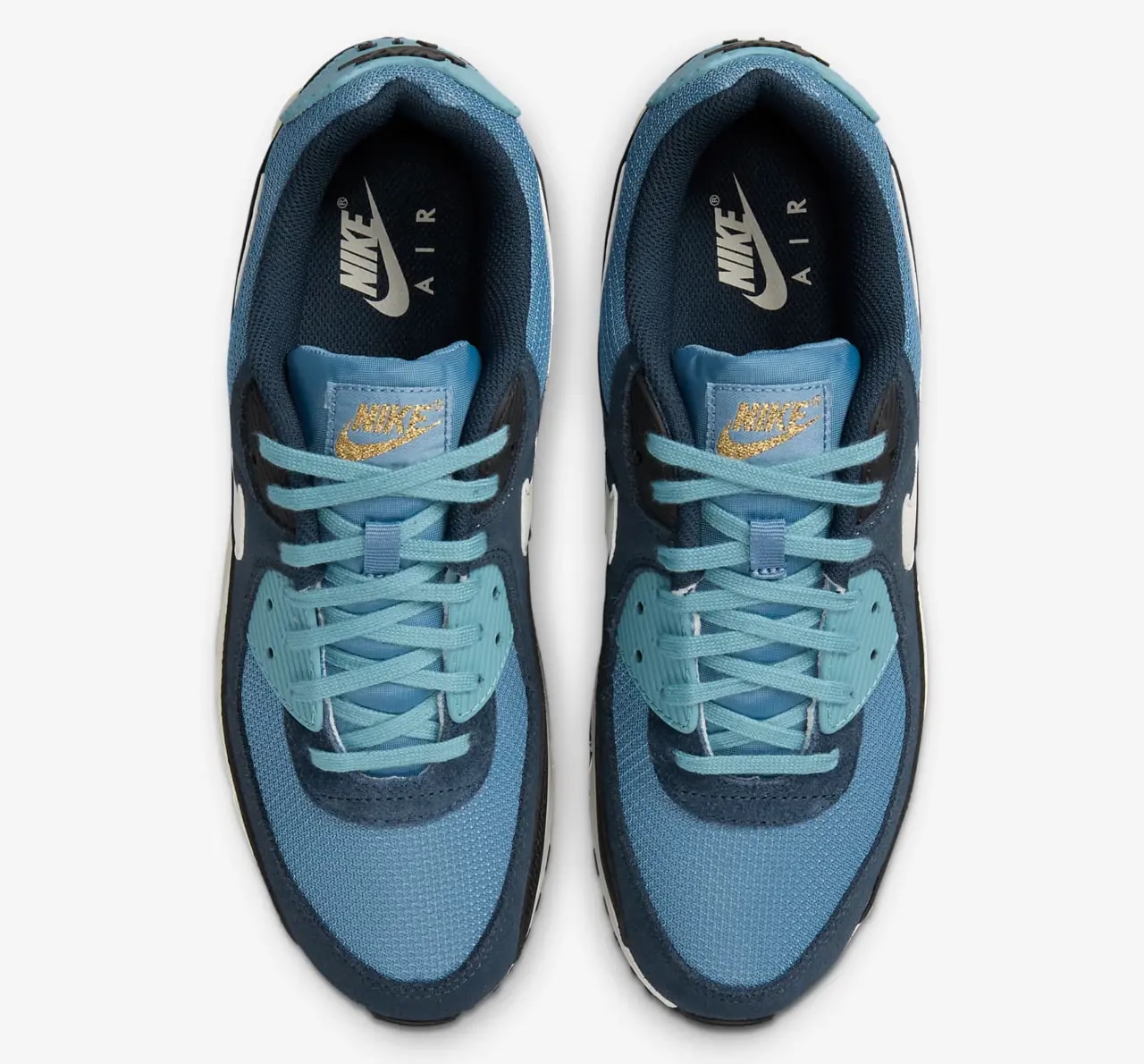 Giày Nike Air Max 90 Premium 'Armory Navy' FZ9895-400 — ảnh 3