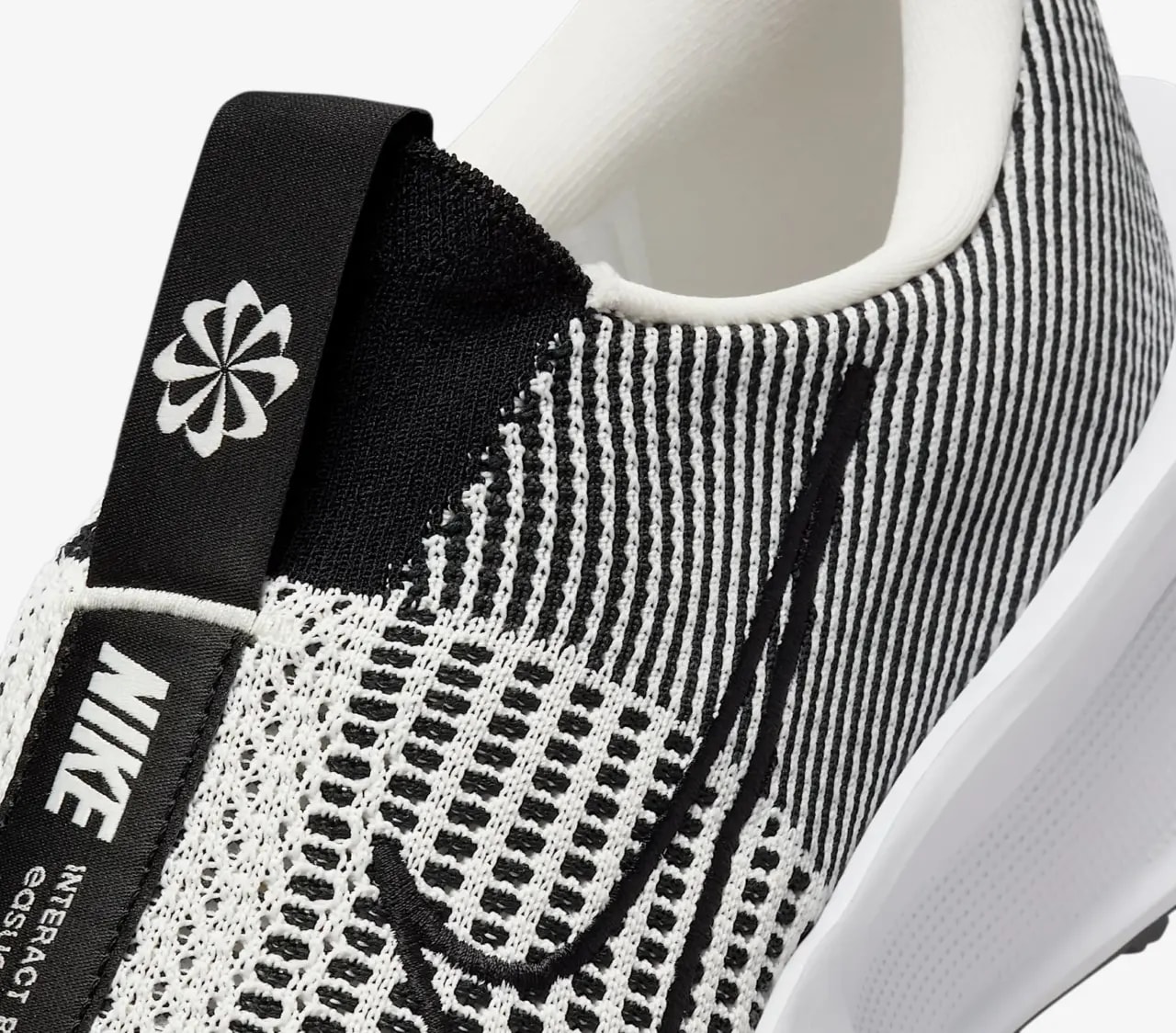 Giày Nike Interact Run EasyOn 'Phantom White Black' FV5590-002 — ảnh 4