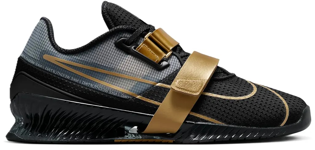 Giày Nike Romaleos 4 'Black Metallic Gold' CD3463-001 — kich-thuoc: 42