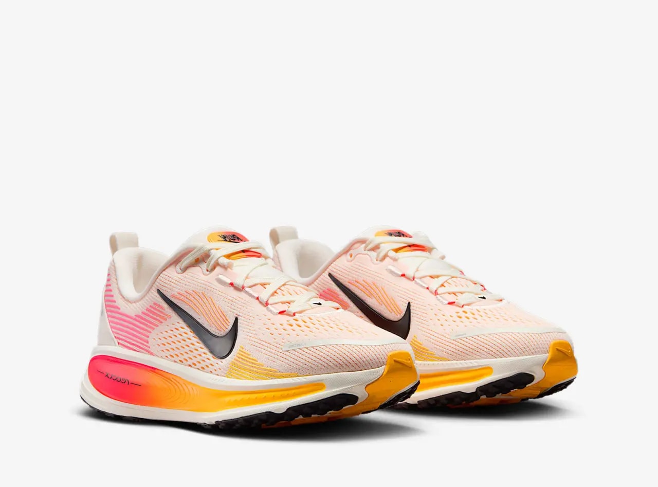 Giày Nike Vomero 18 GS 'Sail Bright Crimson' HQ2157-102 — ảnh 3