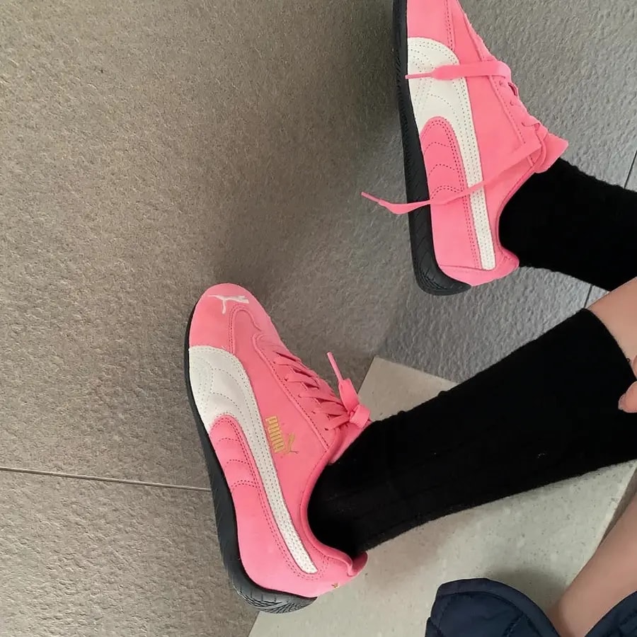 Giày Puma Speedcat OG GS 'Pink White' 401698-05 — ảnh 2