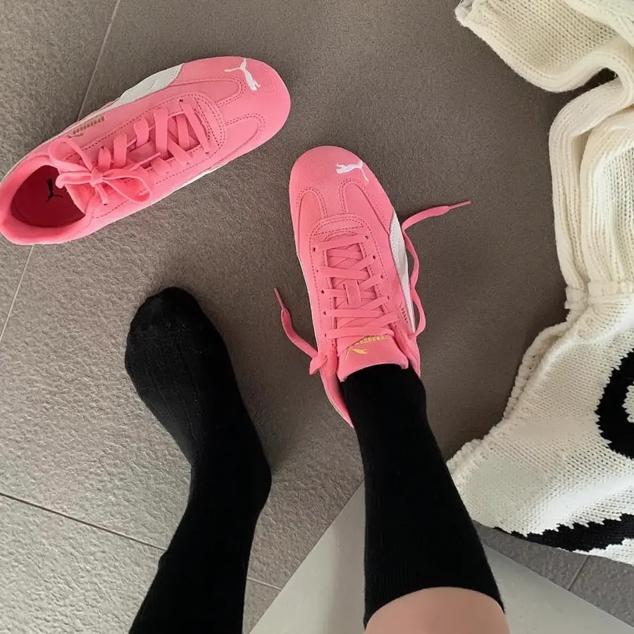 Giày Puma Speedcat OG GS 'Pink White' 401698-05 — ảnh 4