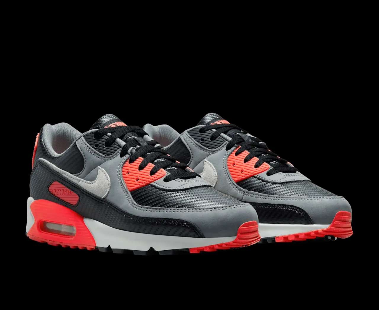 Giày Nike Air Max 90 Premium 'Carbon Fiber Infrared' HM9432-001 — ảnh 3