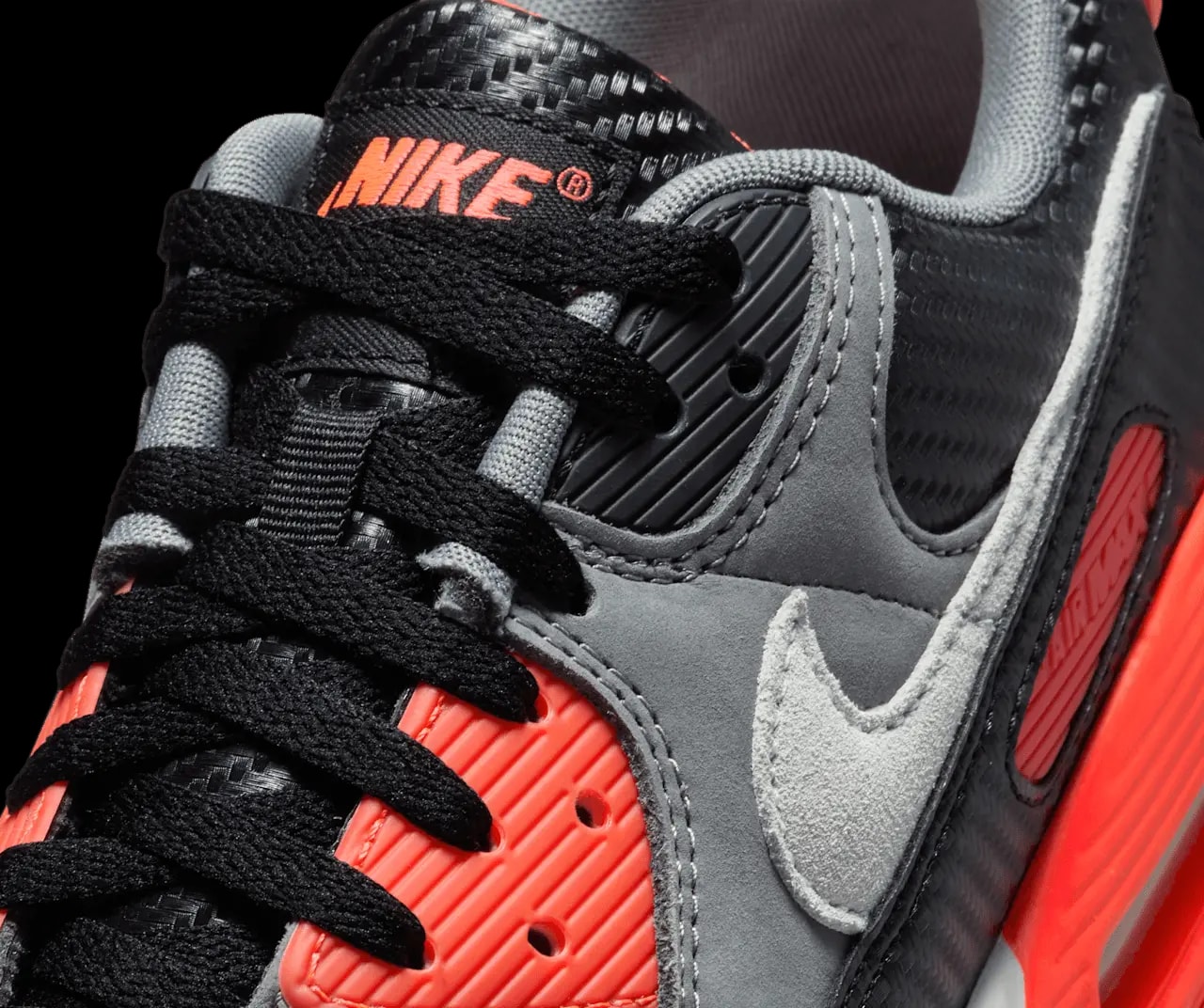 Giày Nike Air Max 90 Premium 'Carbon Fiber Infrared' HM9432-001 — ảnh 2