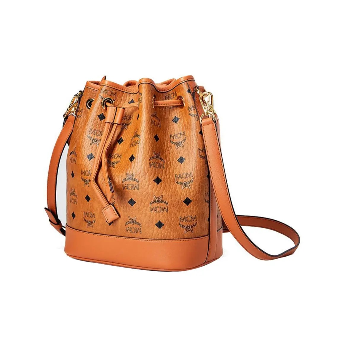 Túi MCM Dessau Drawstring Bag In Visetos 'Beige' MWDCSDU02CO001 — ảnh 3