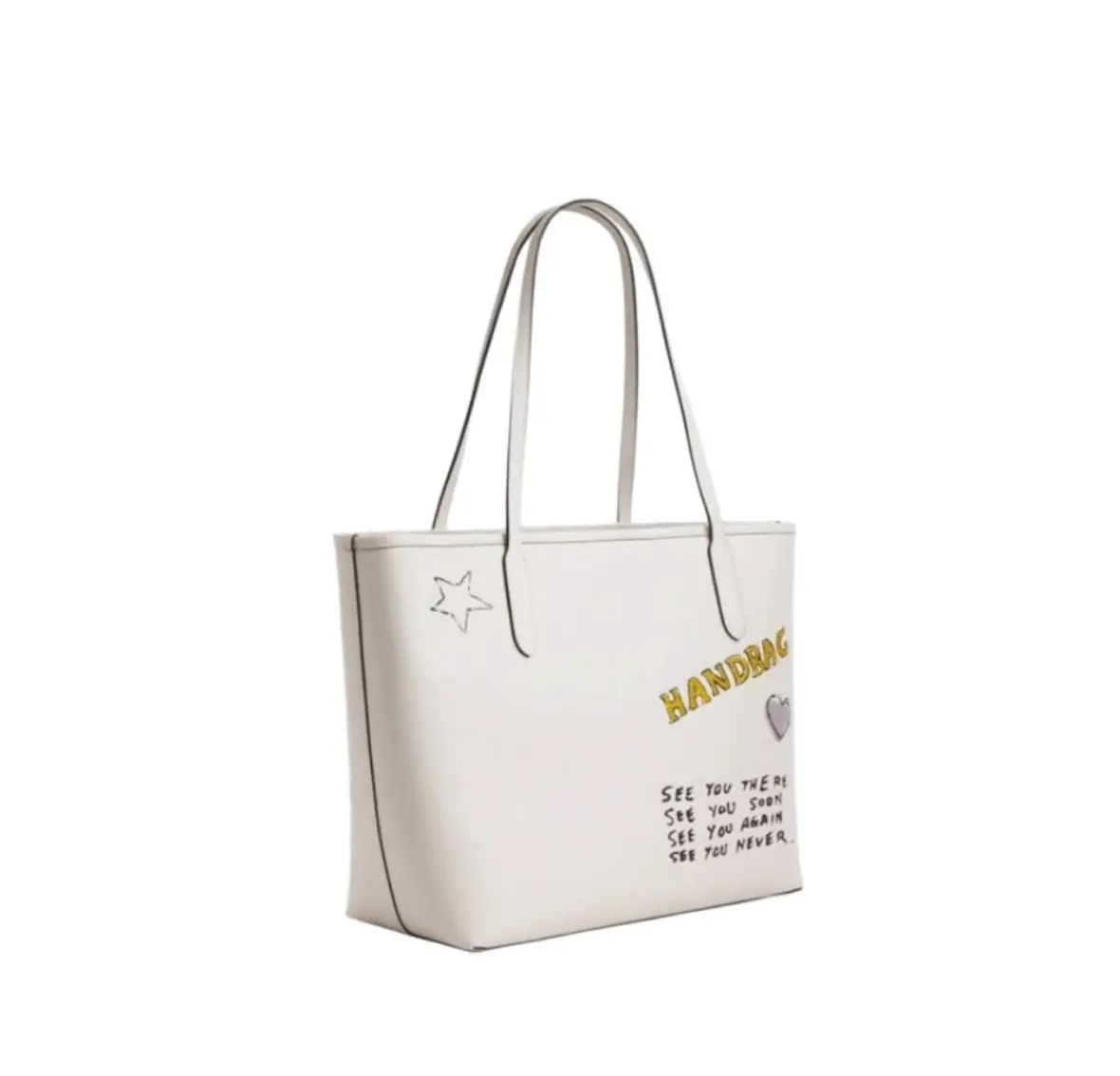 Túi Coach City Tote Bag Sketch Print 'White' CAK18-IMCAH — ảnh 2