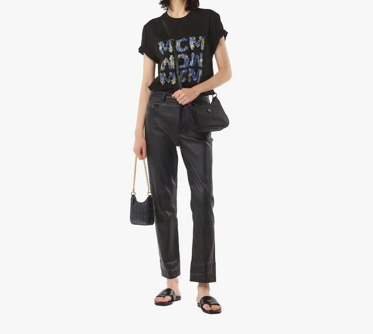 Túi MCM Small Aren Duo Hobo 'Black' MWHFSTA10BK001 — ảnh 2