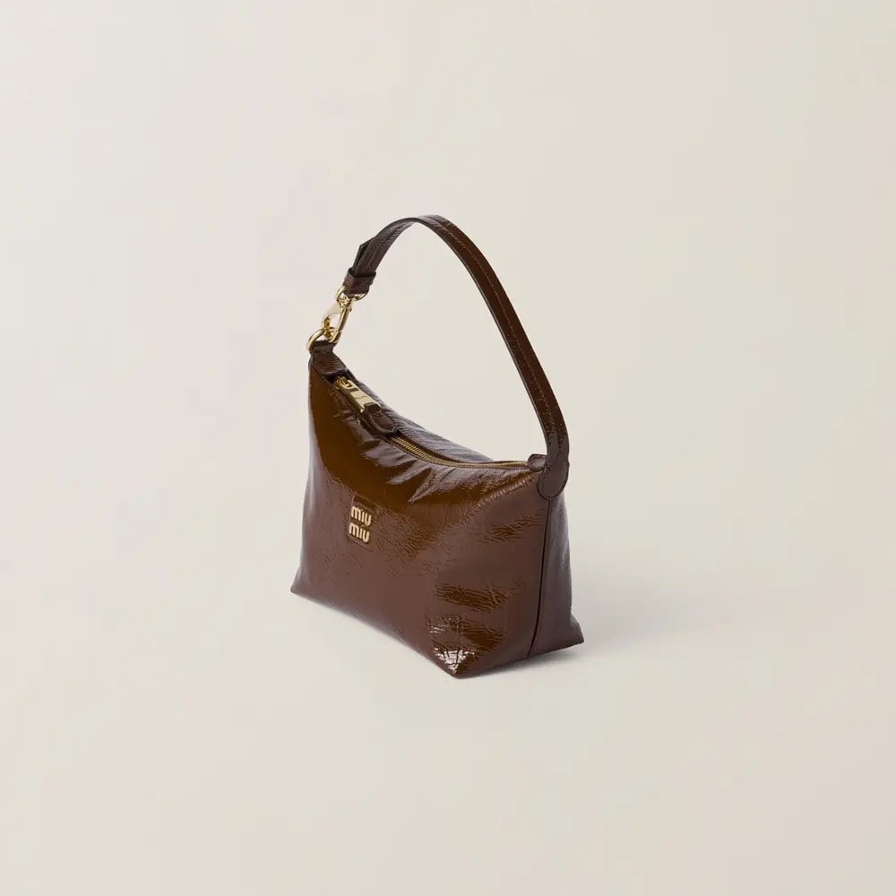 Túi Miu Miu Naplak Patent Leather 'Palisander' 5NE841-ADNT-F0BW5 — ảnh 3