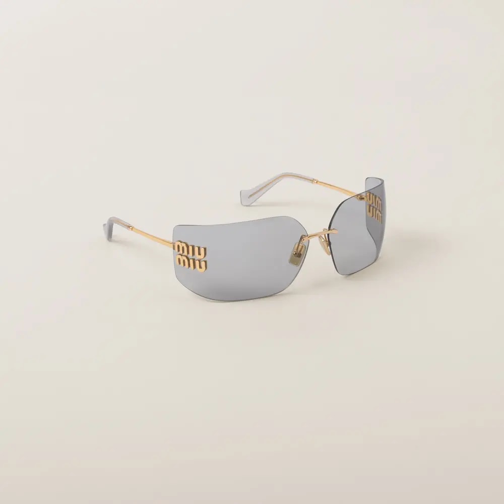 Kính Miu Miu Lenses Runway Sunglasses 'Light Gray' SMU54Y-E5AK-FE30B-C-080 — ảnh 3