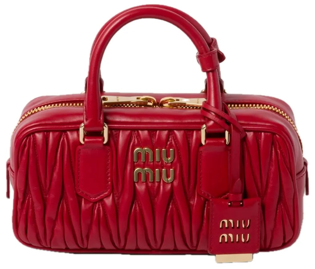 Túi Miu Miu Arcadie Matelassé Bag 'Red' 5BB142-AN88-F0011-V-OON