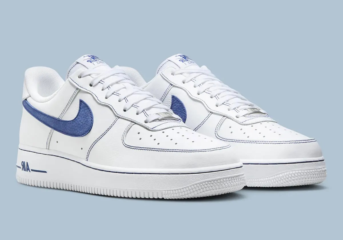 Giày Nike Air Force 1 Low '07 LV8 'White Royal Blue' HQ2037-100 — ảnh 2