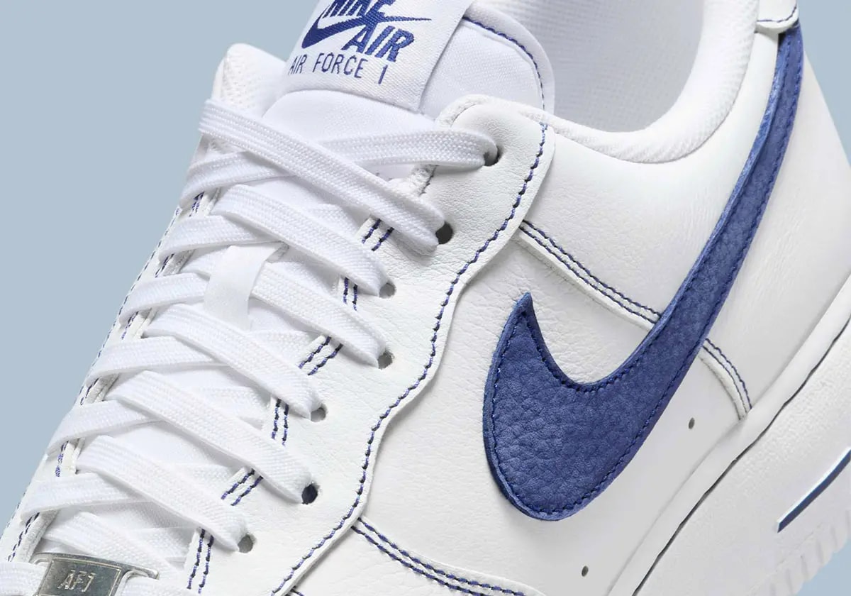 Giày Nike Air Force 1 Low '07 LV8 'White Royal Blue' HQ2037-100 — ảnh 5