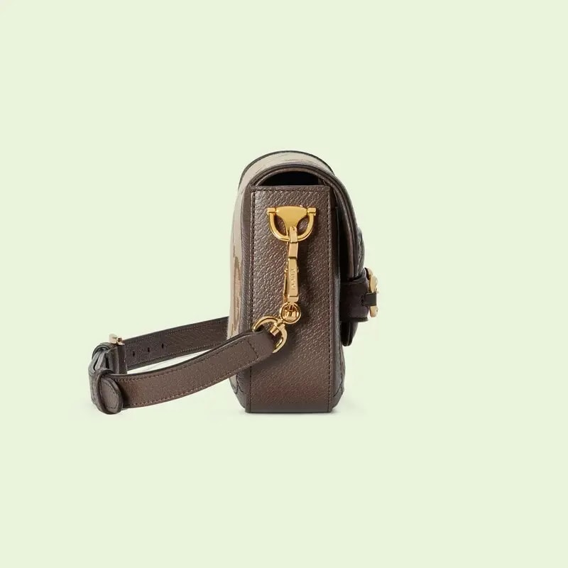 Túi Gucci Horsebit 1955 Jumbo GG Mini Bag 'Camel' 658574-UKMDG-2570 — ảnh 2