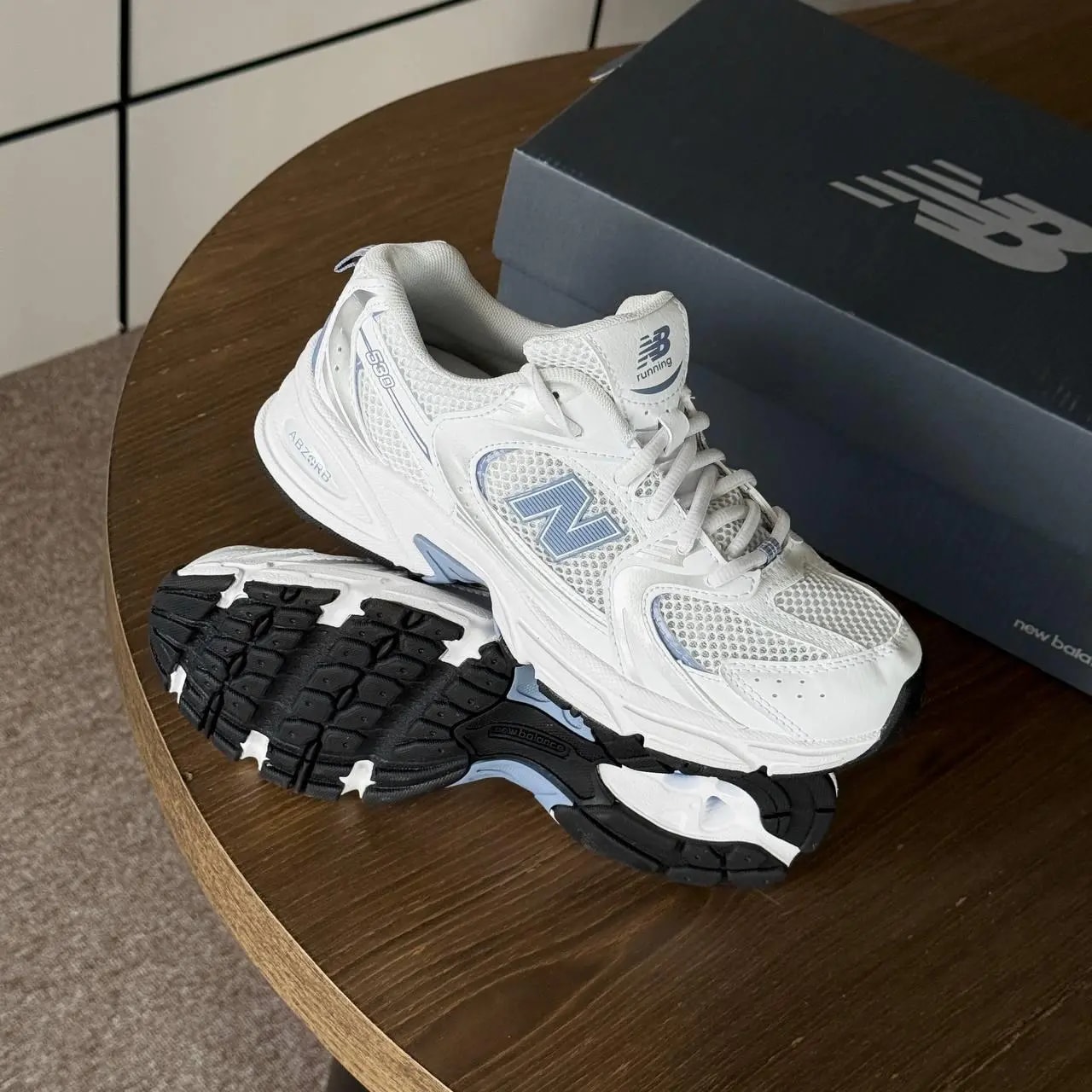 Giày New Balance 530 Running 'White Purple' GR530JWD — ảnh 5