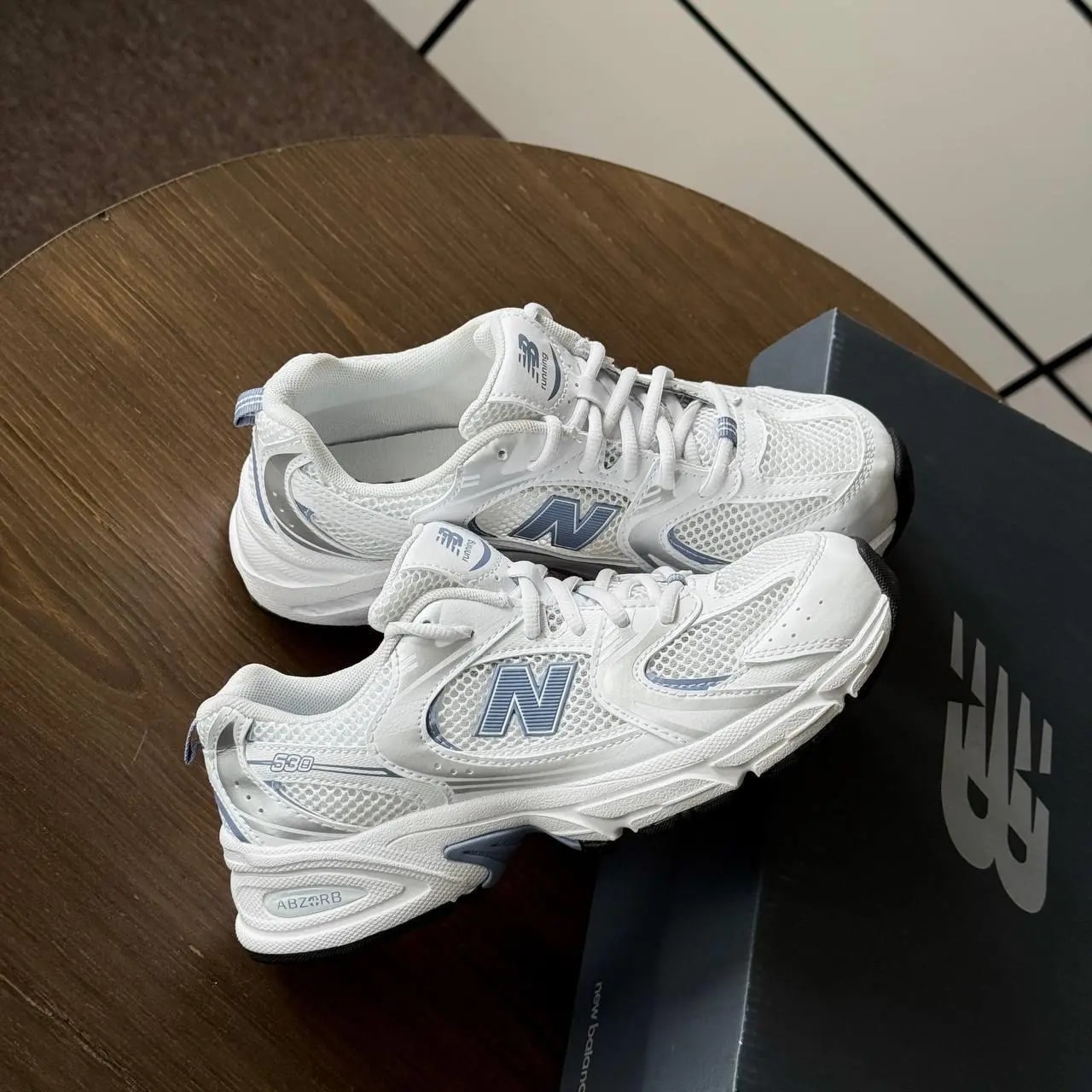 Giày New Balance 530 Running 'White Purple' GR530JWD — ảnh 4