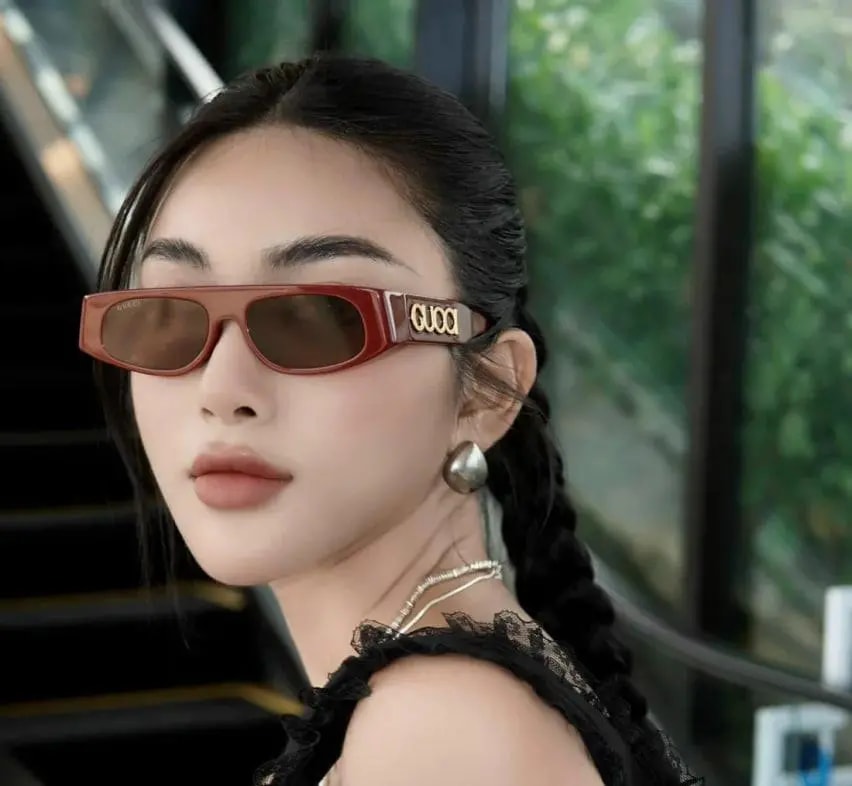 Kính Gucci Sunglasses 'Burgundy' GG1771S-003 — ảnh 2