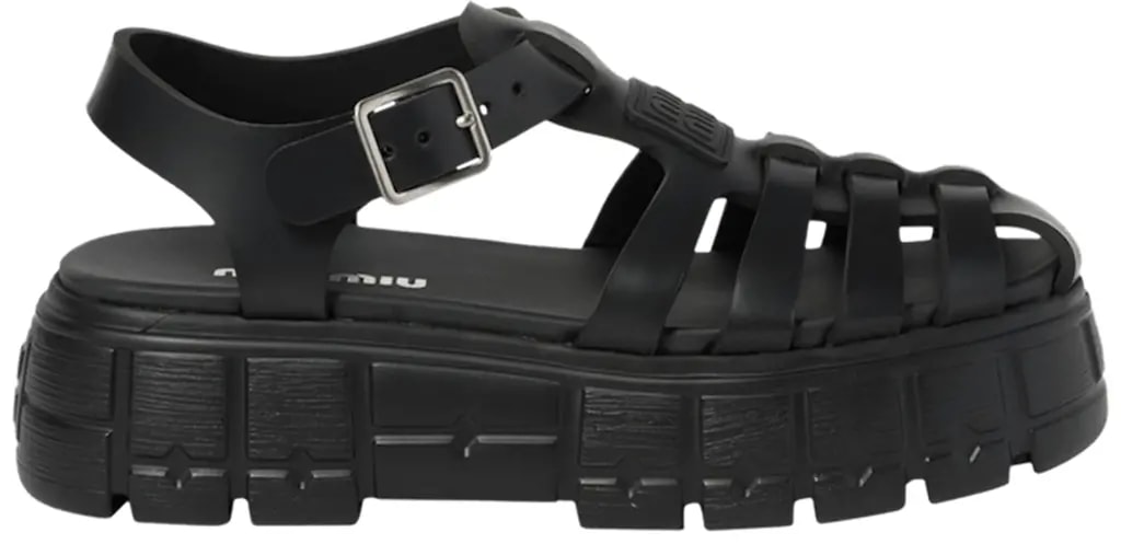 Dép Miu Miu Soft Cage Flatform Sandal 'Black' 5X140E-3LKK-F0002-F-050 — kich-thuoc: 37