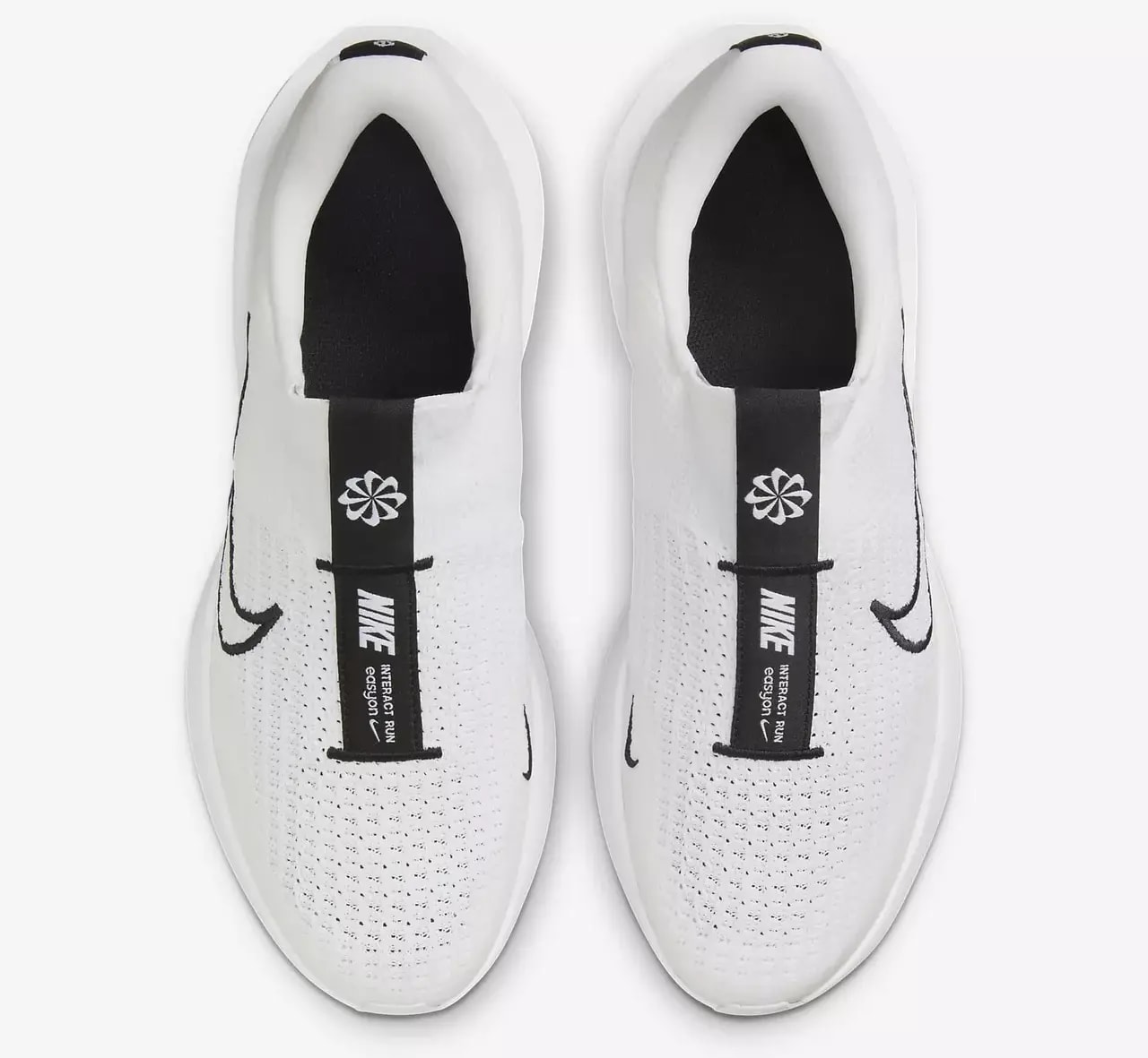Giày Nike Interact Run EasyOn 'White Black' FV5590-100 — ảnh 4