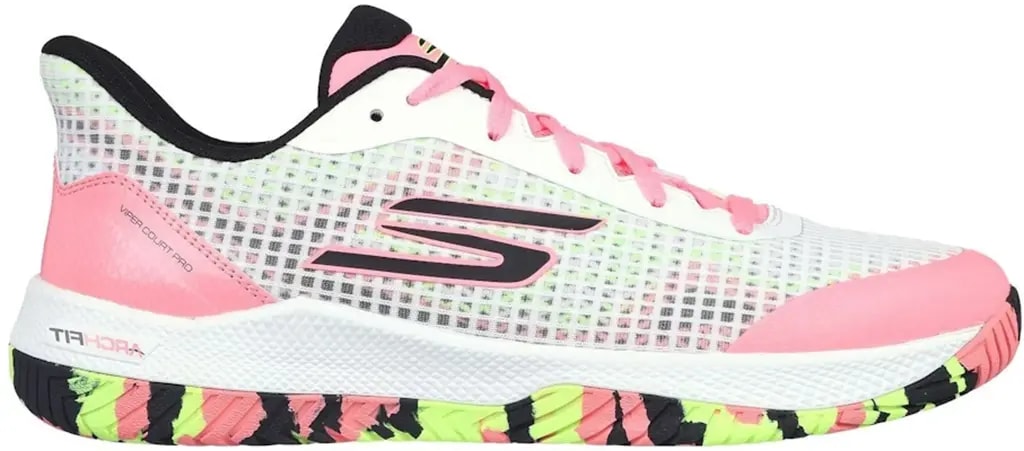 Giày Skechers Viper Court Pro 'White Pink Black' 246069C-WMLT — kich-thuoc: 41