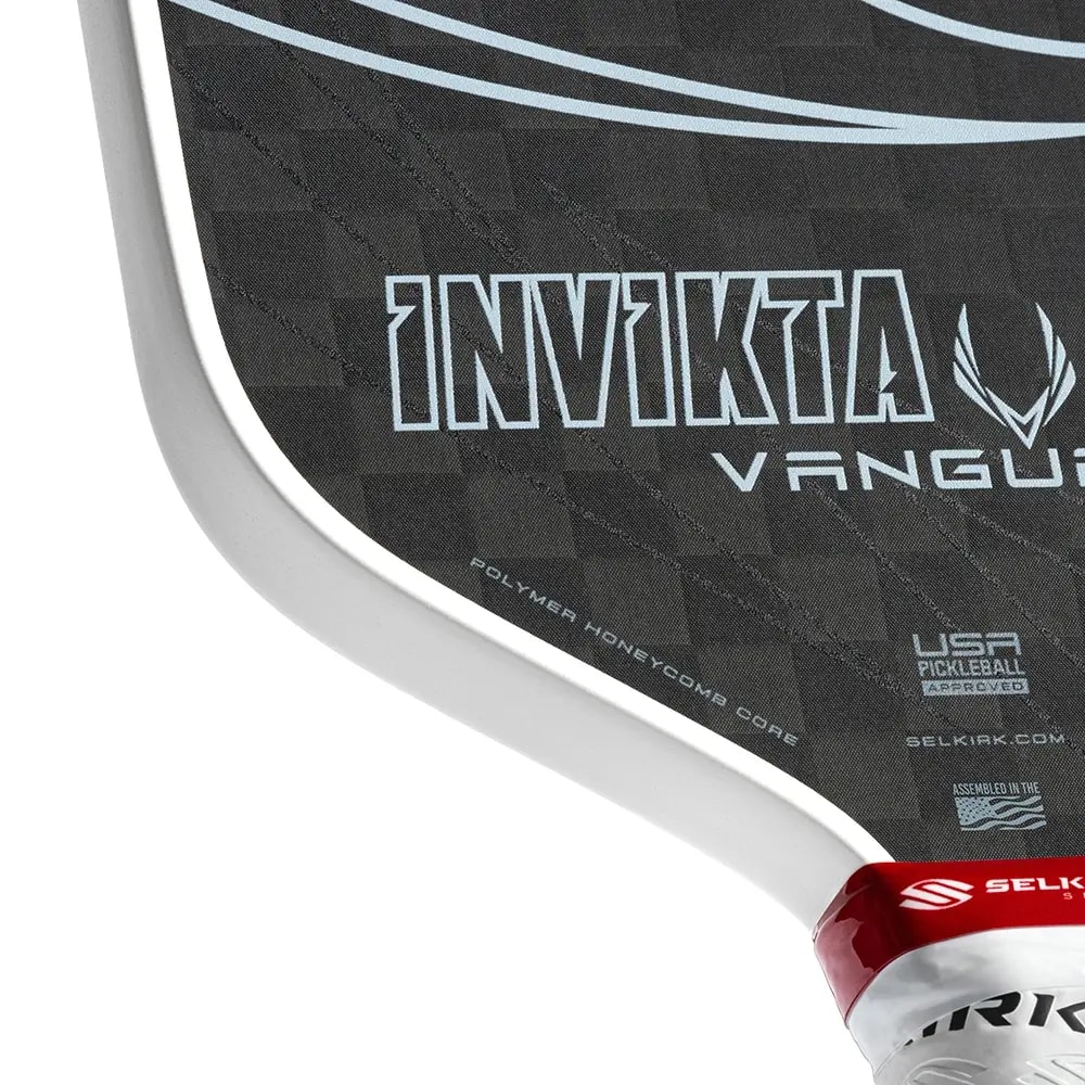 Vợt Pickleball Selkirk Vanguard Pro Invikta Raw Carbon 'Black White' — ảnh 5
