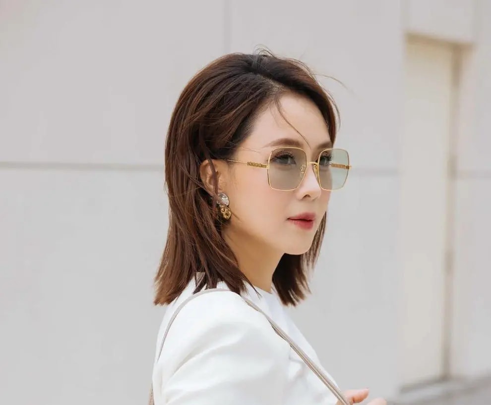 Kính Gucci Sunglasses 'Shiny Gold' GG1434S-003 — ảnh 3