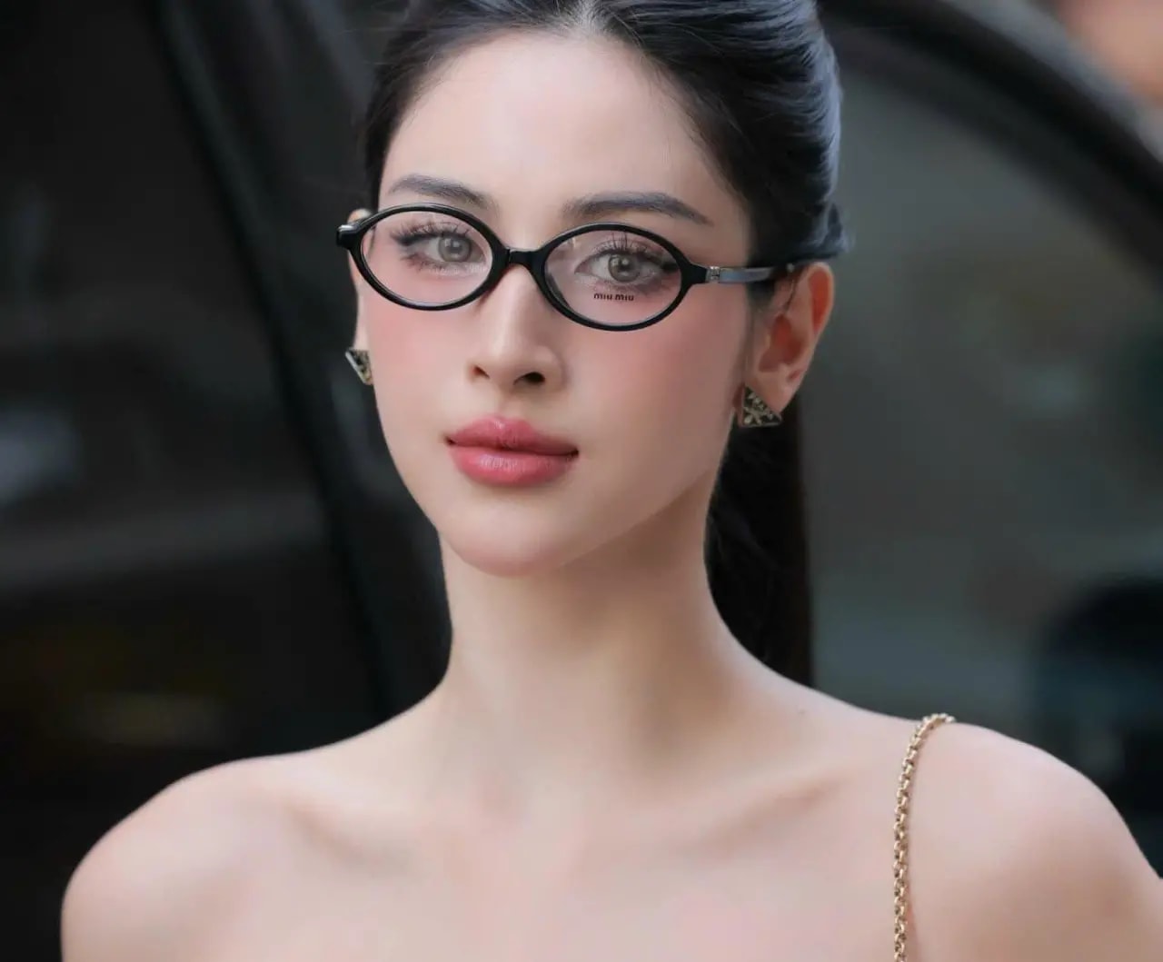 Kính Miu Miu Glasses 'Black' MU-01XV-1AB1O1 — ảnh 3