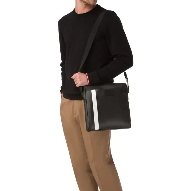Túi Bally New Shoulder Bag 'Black' 6224072 — ảnh 3
