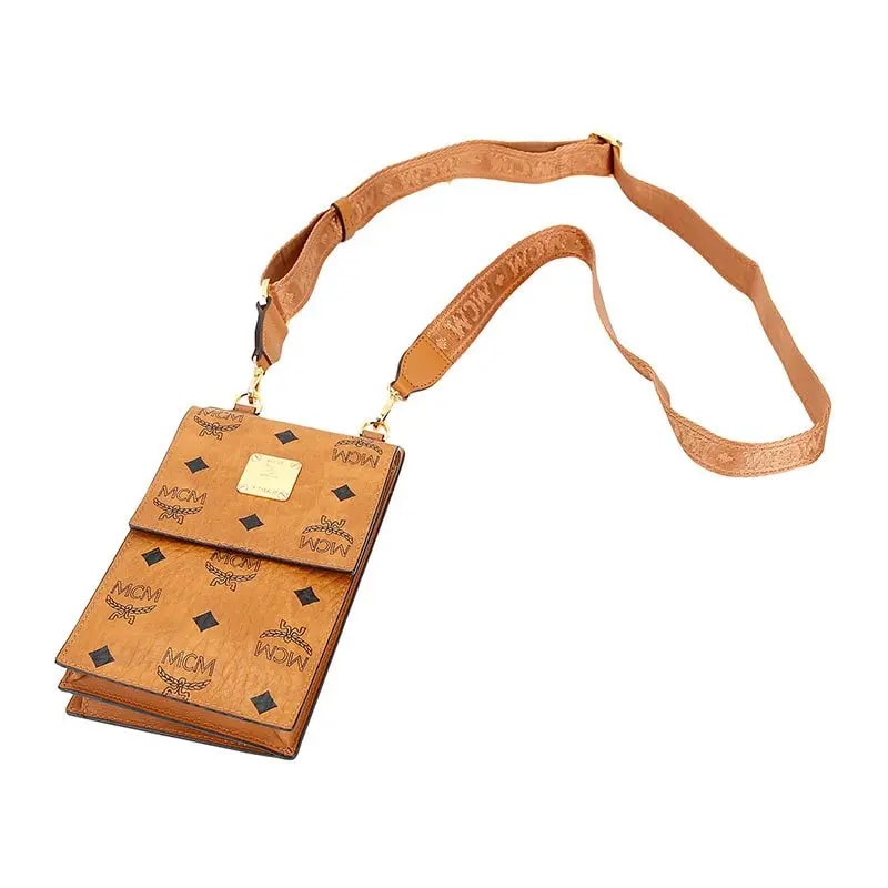 Túi MCM Crossbody Phone Case Original 'Cognac' MXZ9AVI54CO001 — ảnh 4