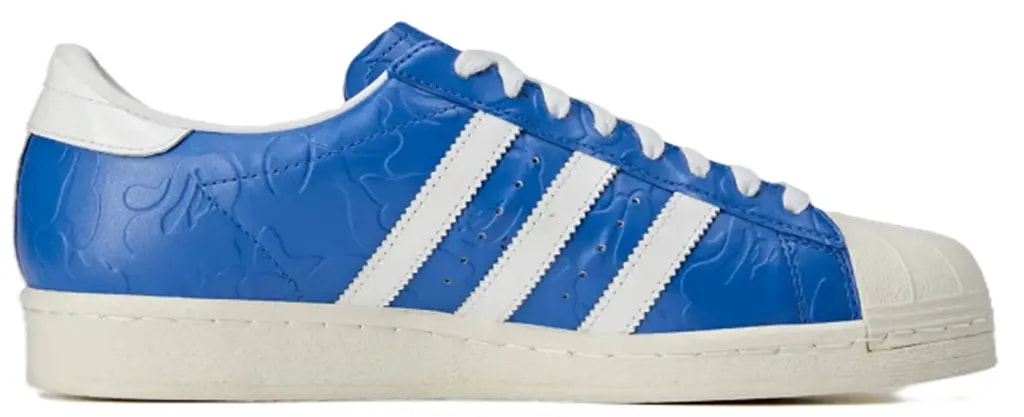 Giày Adidas Superstar Vintage Bape ‘Blue White’ JR2702 — kich-thuoc: 40-2-3