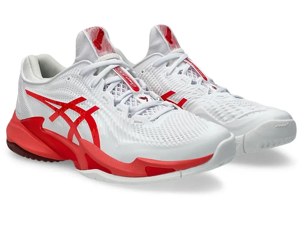 Giày Asics Court FF 3 Novak 'White Electric Red' 1041A522-966 — ảnh 3