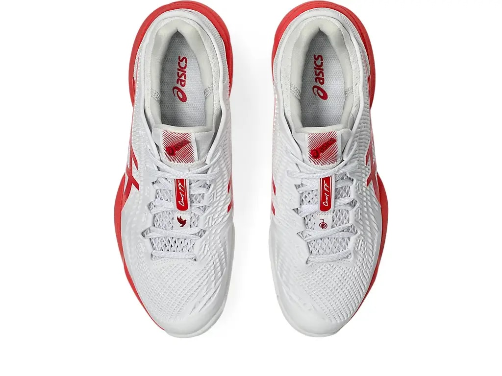 Giày Asics Court FF 3 Novak 'White Electric Red' 1041A522-966 — ảnh 5