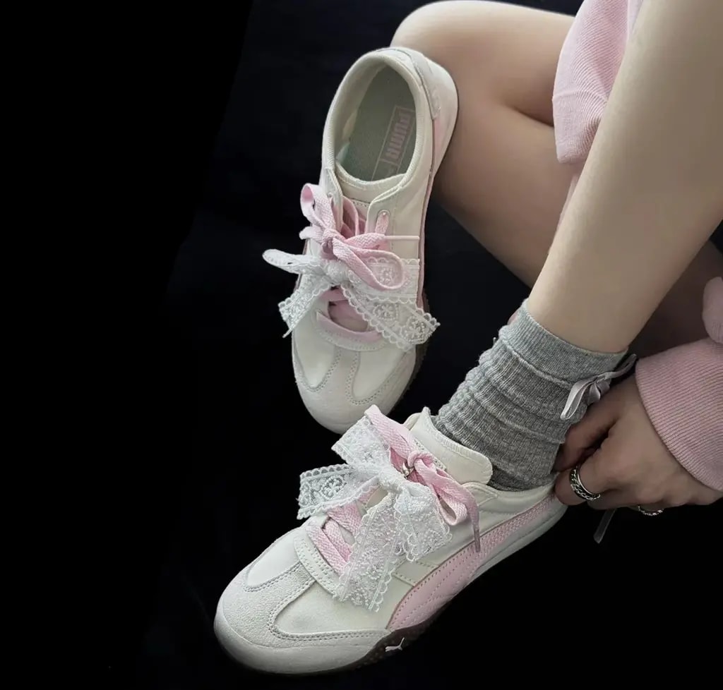 Giày Puma Bella UT 'White Pink' 403492-02 — ảnh 2