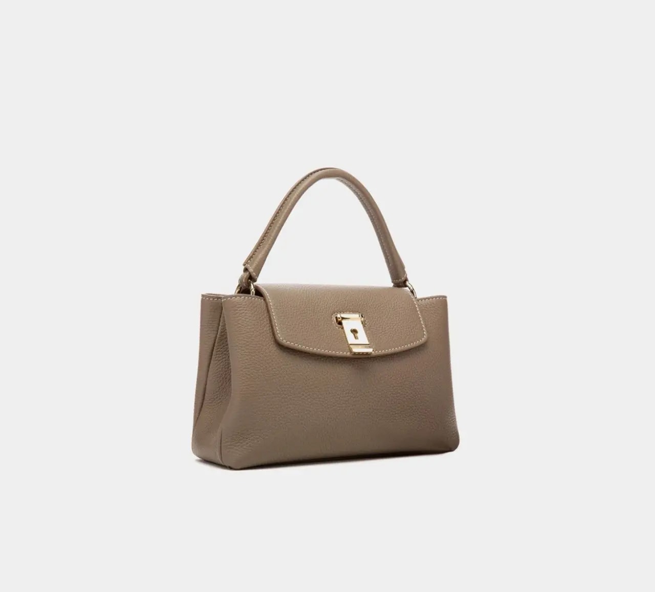 Túi Bally Layka Leather Top Handle Bag 'Brown' 6300039 — ảnh 3