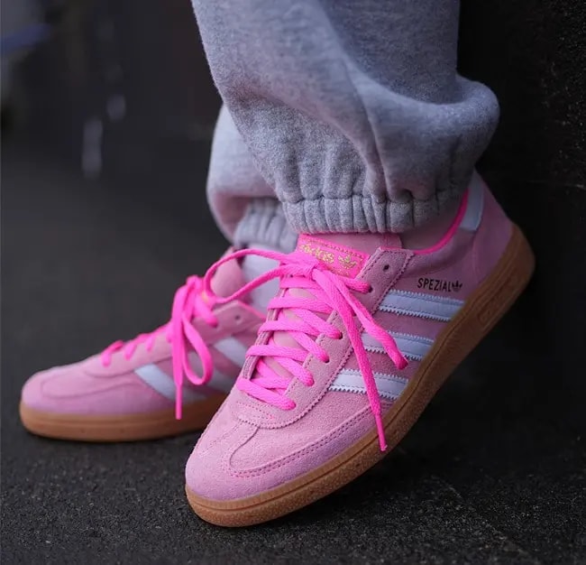 Giày Adidas Handball Spezial 'Lucid Pink White' JI2654 — ảnh 3