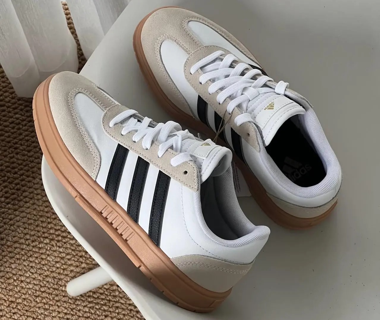 Giày Adidas Gradas ‘White Black Gum’ IE9044 — ảnh 2