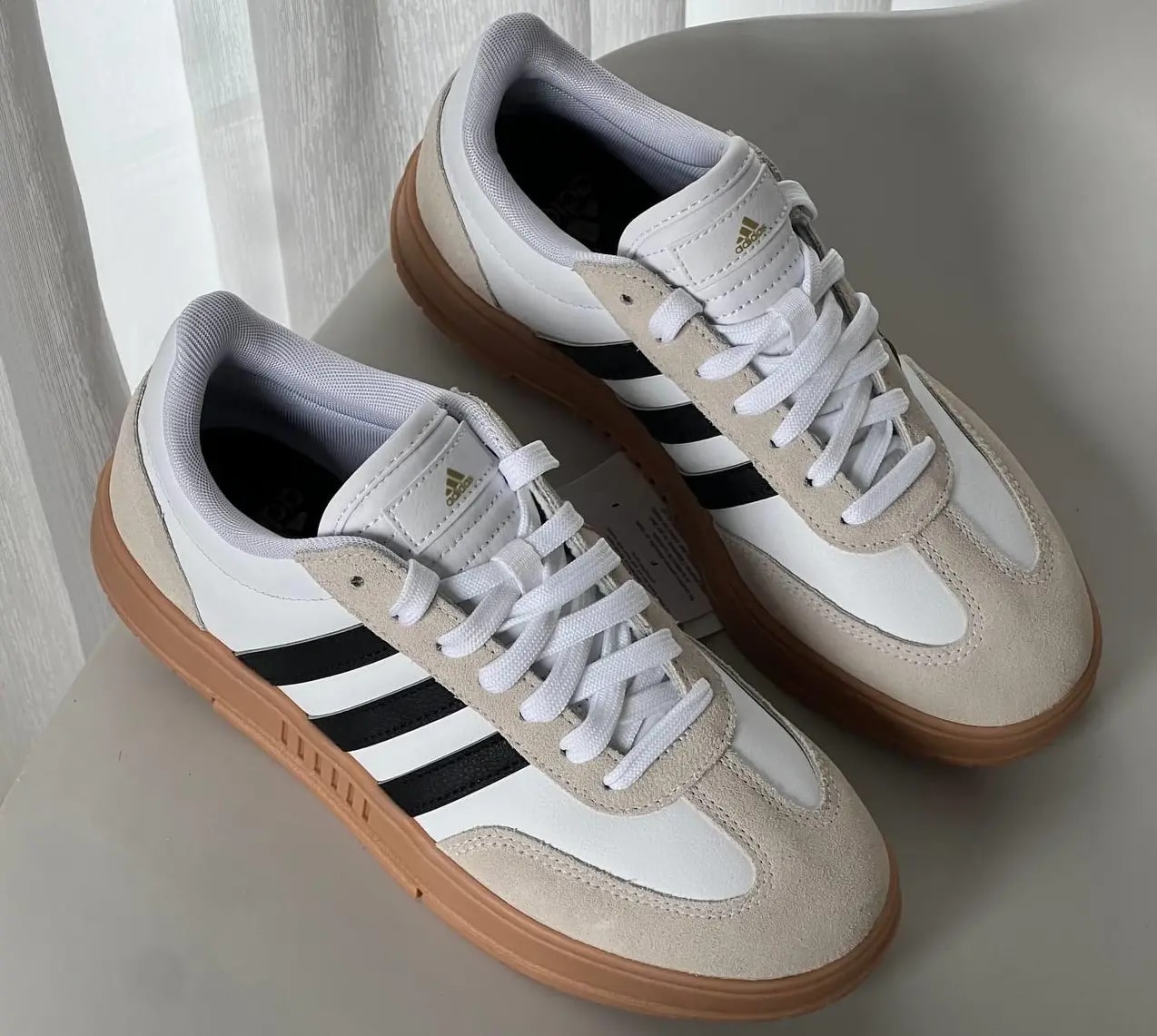 Giày Adidas Gradas ‘White Black Gum’ IE9044 — ảnh 3