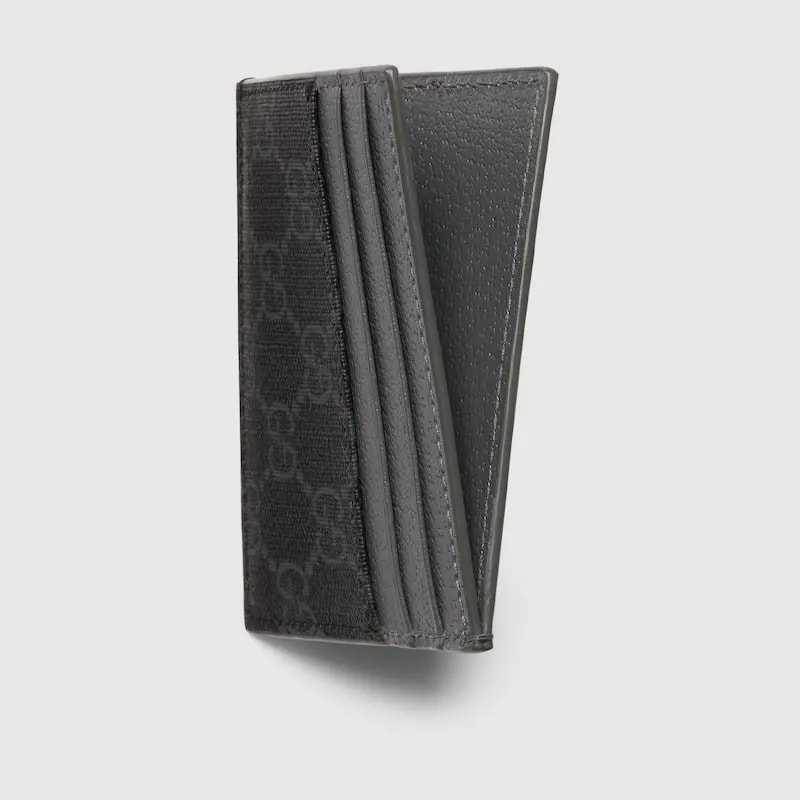 Ví Gucci Bi-Color Card Case With GG Detail 'Black' 795230-FACQC-1048 — ảnh 3