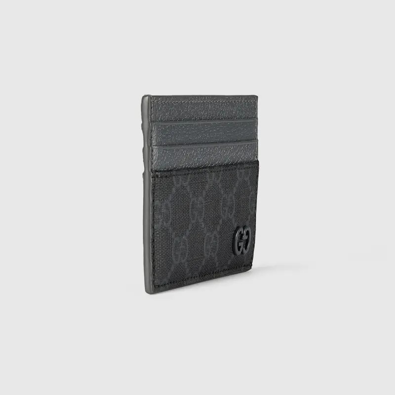Ví Gucci Bi-Color Card Case With GG Detail 'Black' 795230-FACQC-1048 — ảnh 2