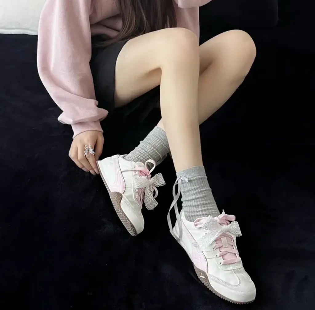 Giày Puma Bella UT 'White Pink' 403492-02 — ảnh 3
