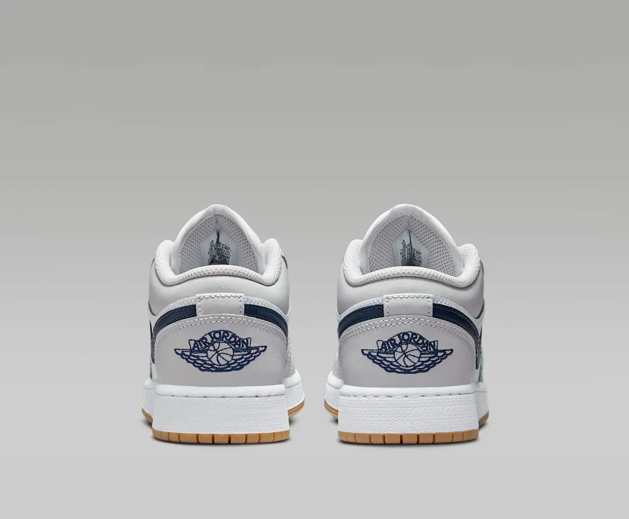 Giày Nike Air Jordan 1 Low GS 'White Neutral Grey' 553560-146 — ảnh 3