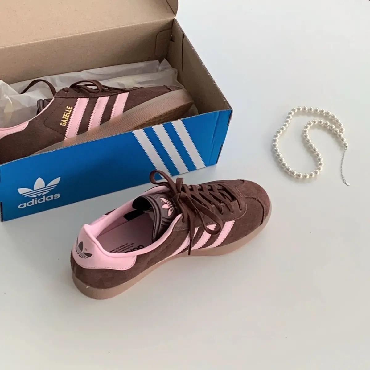 Giày Adidas Gazelle 'Auburn Clear Pink' JH5666 — ảnh 2